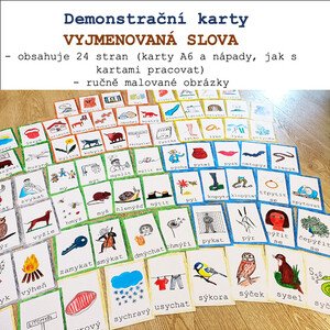 Demonstrační karty - Vyjmenovaná slova