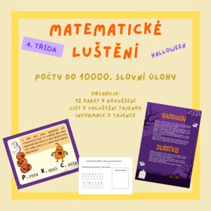 Matematické lušťovky - halloween