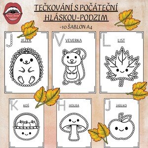 TEČKOVÁNÍ S POČÁTEČNÍ HLÁSKOU-PODZIM