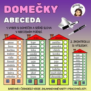 DOMEČKY - ABECEDA
