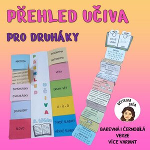 UČIVO 2. TŘÍDY - přehled do sešitu/penálu
