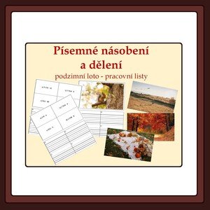 Podzimní násobení a dělení - loto