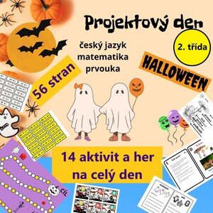 PROJEKTOVÝ DEN - na téma HALLOWEEN - spousta her a aktivit