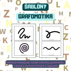 Grafomotorika - šablony 