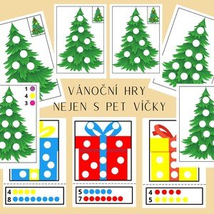 Vánoční hry s PET víčky