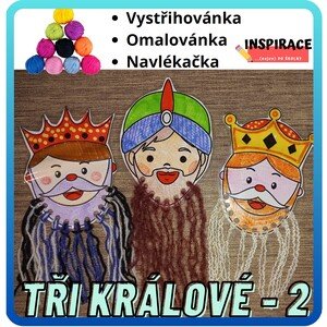 TŘI KRÁLOVÉ - navlékačky🧶