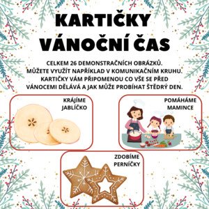 Demonstrační/komunikační kartičky vánoční čas