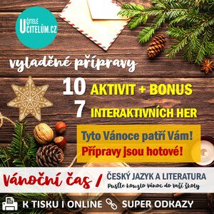 HRAVÁ VÁNOČNÍ ČEŠTINA (sada kreativních aktivit a interaktivních her s vánoční tematikou)