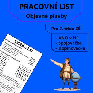 Pracovní list - Objevné plavby