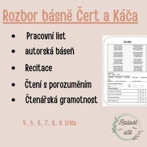 Rozbor básně Čert a Káča