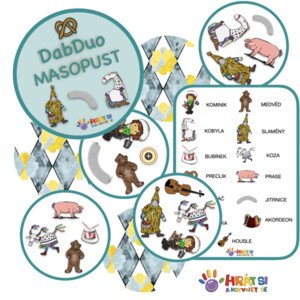 DabDuo pro mrňousky -Masopust (postřehovka)