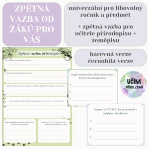 Zpětná vazba - od žáků pro vás (univerzální)