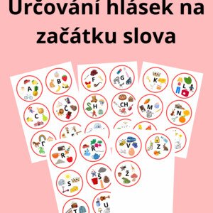 Určování hlásek na začátku slova