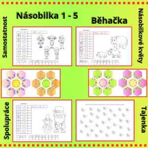 NÁSOBILKA 1 - 5 