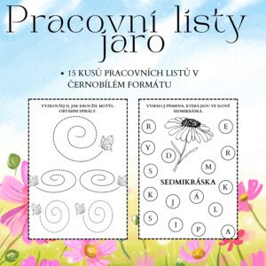 Pracovní listy jaro