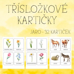 Třísložkové karty - JARO