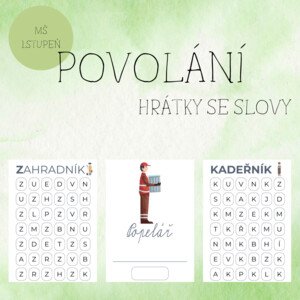 POVOLÁNÍ - hrátky se slovy
