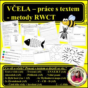 VČELA – PRÁCE S TEXTEM – metody RWCT
