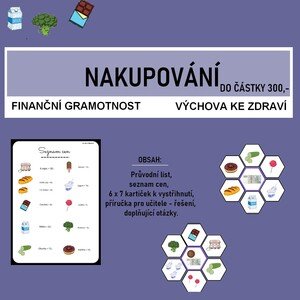 NAKUPOVÁNÍ - finanční gramotnost
