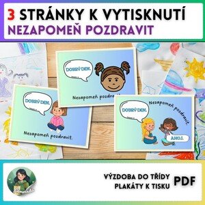 Plakáty - Nezapomeň pozdravit