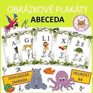 OBRÁZKOVÉ PLAKÁTY - ABECEDA - Zoologická zahrada