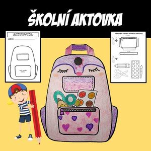 Školní aktovka - výrobek z papíru