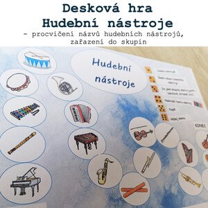 Desková hra - Hudební nástroje