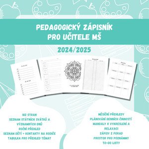 Pedagogický zápisník (šk. rok 2024/2025)