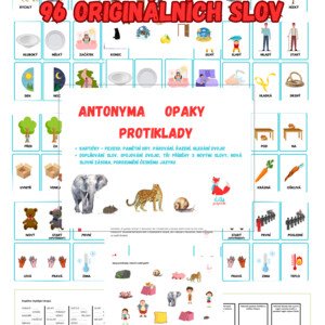 Protiklady - 96 slov - opaky, antonyma