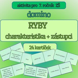 Domino RYBY - charakteristika + zástupci
