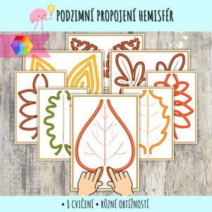 Cvičení na propojení hemisfér mozku - podzim