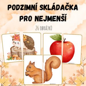 PODZIM - Skládačky pro nejmenší 