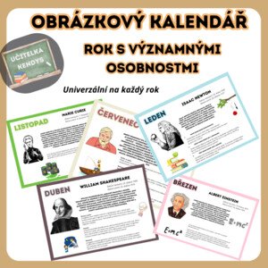 Obrázkový kalendář - Rok s významnými osobnostmi