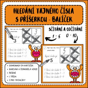 Hledání tajného čísla s příšerkou - balíček
