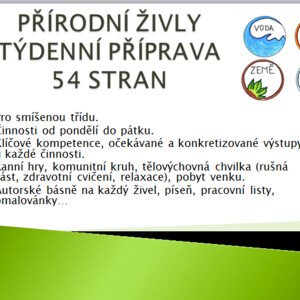 Týdenní příprava: Přírodní živly