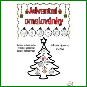 Adventní omalovánky 