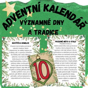 Adventní kalendář - významné dny a tradice