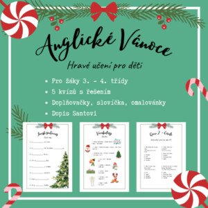 Anglické Vánoce - hravé učení pro děti