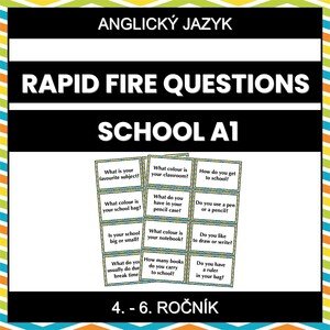 Rapid Fire Questions - School (A1)