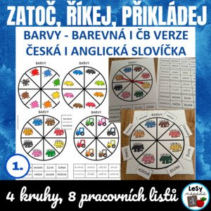 Zatoč, říkej, přikládej - barvy