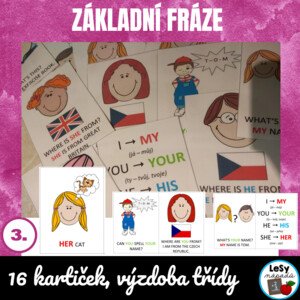 AJ: Základní fráze pro 3. ročník