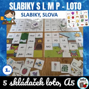 Živá abeceda, SMLP - loto slova a slabiky