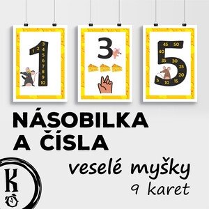 Násobilka a čísla veselé myšky