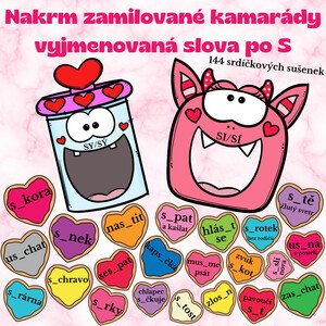 Nakrm zamilované kamarády - vyjmenovaná slova po S