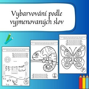 Vybarvování podle vyjmenovaných slov