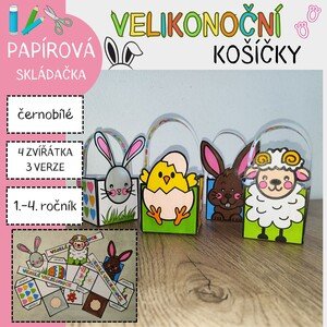 Velikonoční košíček - výrobek