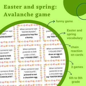 Easter and spring - Avalanche game (2. stupeň)