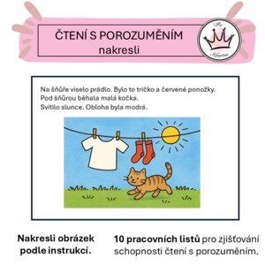 Čtení s porozuměním - Nakresli