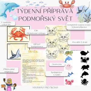 Týdenní příprava - Podmořský svět
