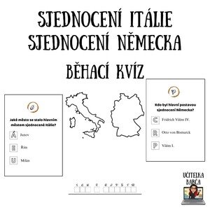 Běhací kvíz - Sjednocení Itálie a sjednocení Polska